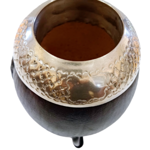 Mate Poro Modelo Torpedo boquilla de plata