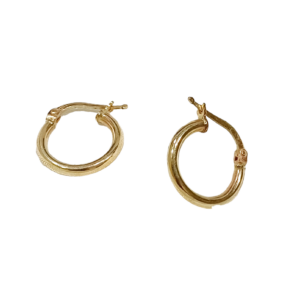 Aros inflados en Oro 10 kilates