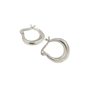 Aros Inflados en plata