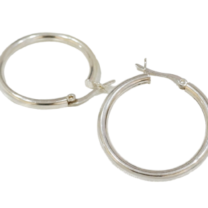 Aros inflados en plata