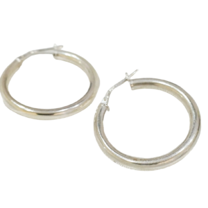 Aros inflados en plata