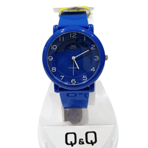 Reloj "Q&Q" malla PVC azul
