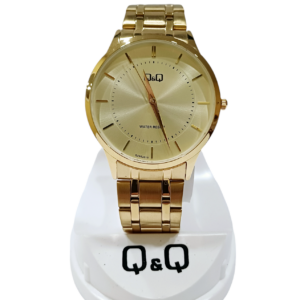 Reloj "Q&Q" malla metalica Dorada