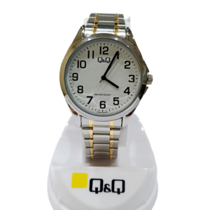 Reloj "Q&Q" malla metalica Combinada
