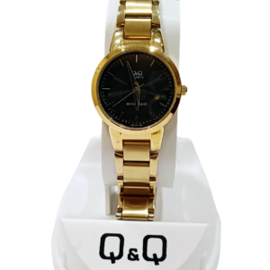 Reloj "Q&Q" malla metalica Dorado
