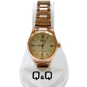 Reloj "Q&Q" malla metalica Cobrizo