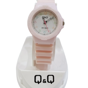 Reloj "Q&Q" malla PVC Rosa