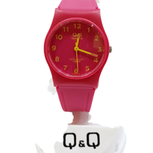 Reloj "Q&Q" malla PVC Fucsia