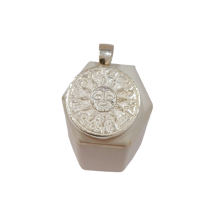 Dije Piedra del Sol en plata
