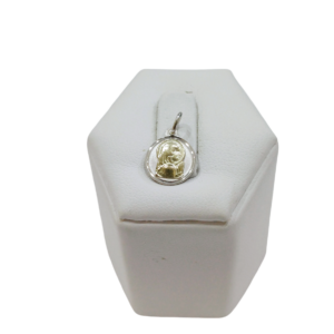 Dije Virgen Niña plata y oro