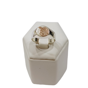 Anillo Primera Infancia plata y oro