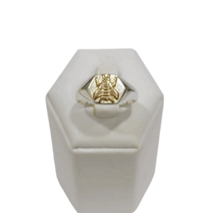 Anillo Maestra en plata y oro