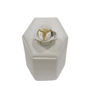 Anillo Medicina en plata y oro