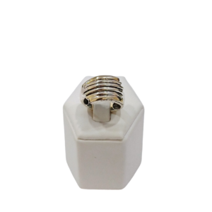 Anillo plata y oro
