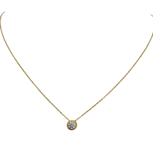 Cadena con punto luz en Oro 10 kilates