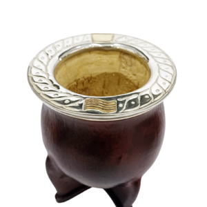 Mate de poro Modelo Camionero boquilla de plata y oro