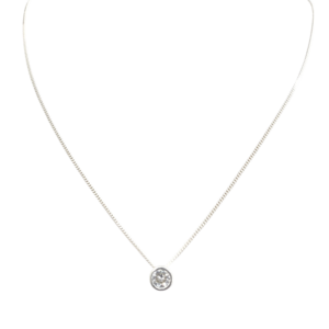 Conjunto de plata con punto luz chico