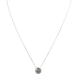 Conjunto de plata con punto luz mediano
