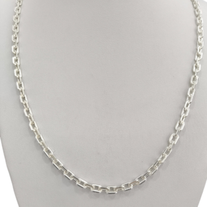 Cadena forcet gruesa en plata