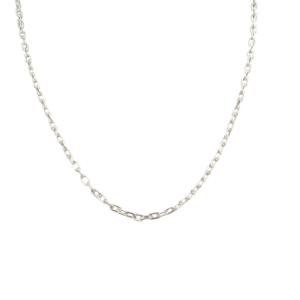 Cadena forcet en plata IDEAL PARA NIÑO