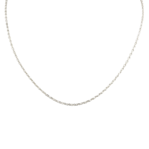 Cadena forcet en plata IDEAL PARA NIÑO