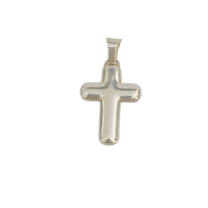 Cruz inflada en plata