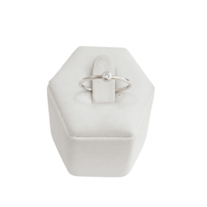 Cintillo de plata con piedra cubic