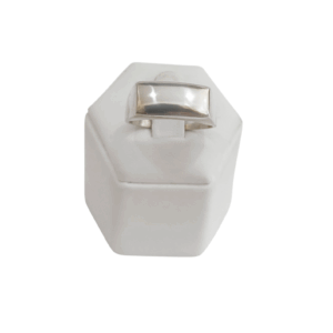Anillo liso en plata