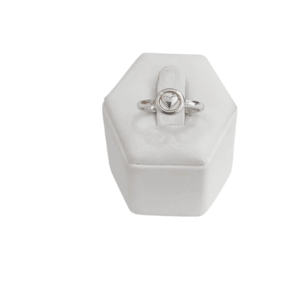 Anillo corazon en plata
