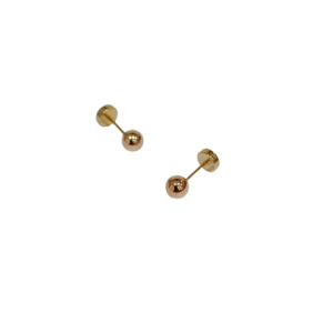 Abridores bolita de oro 10 kilates 4 mm
