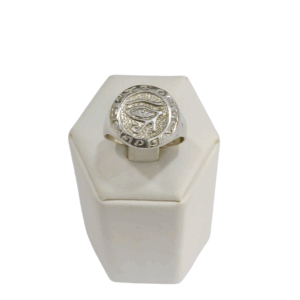 Anillo Ojo de Horus plata y oro