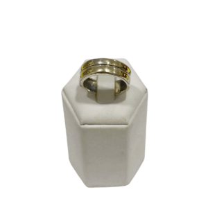 Anillo plata y oro