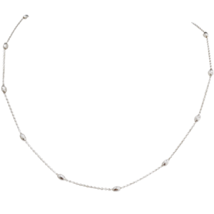 Cadena semillitas de plata