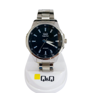 Reloj "Q & Q" para caballero malla metal