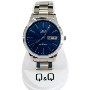 Reloj "Q & Q" para caballero malla metal
