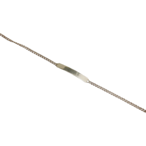 Pulsera de identidad en plata para dama