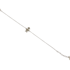 Pulsera de plata con dije de niño