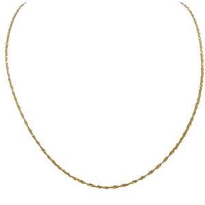 Cadena tourbillón en Oro 10 kilates