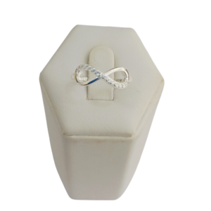 Anillo Infinito plata con circonias
