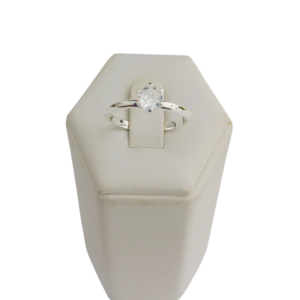 Cintillo de plata con piedra cubic