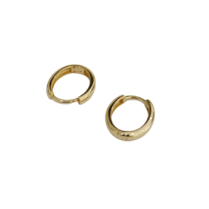 Aros oval en Oro 10 kilates