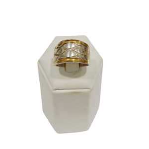 Anillo plata y oro