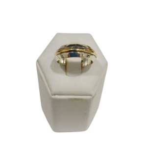 Anillo plata y oro