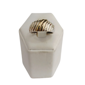 Anillo plata y oro