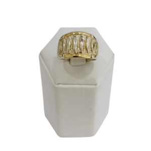 Anillo plata y oro