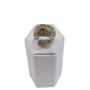 Anillo plata y oro