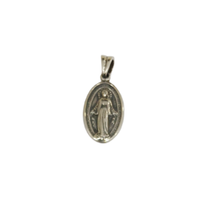 Dije Virgen Milagrosa en plata